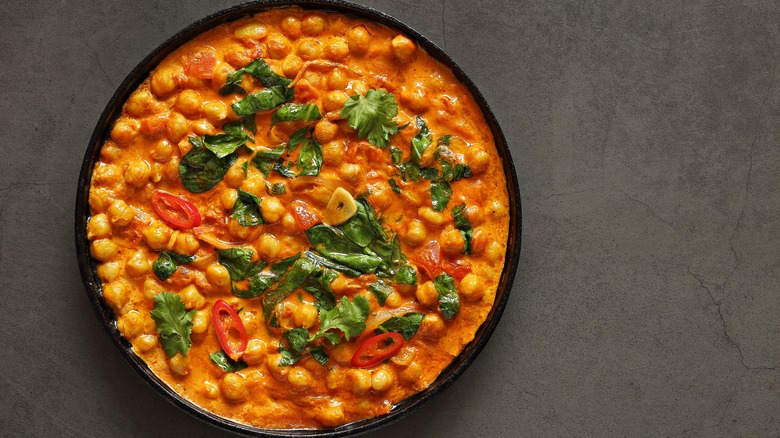 Chickpea curry stew