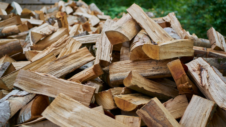 Firewood pile 