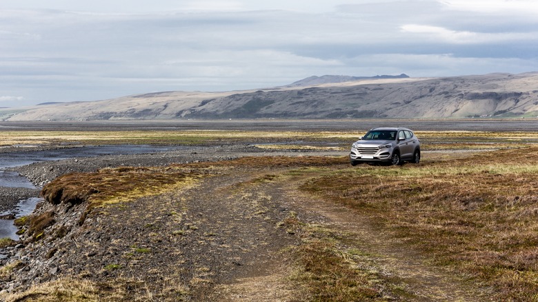 Off-road vehicle in Iceland