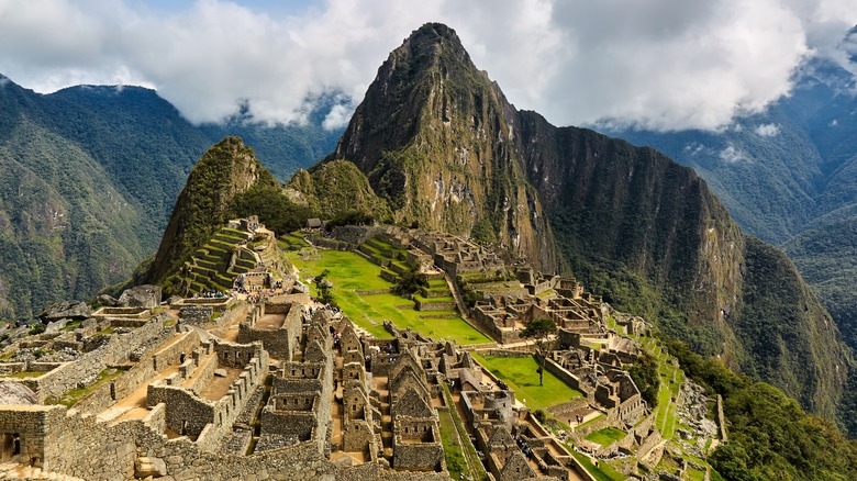 Wide view of Machu Picchu