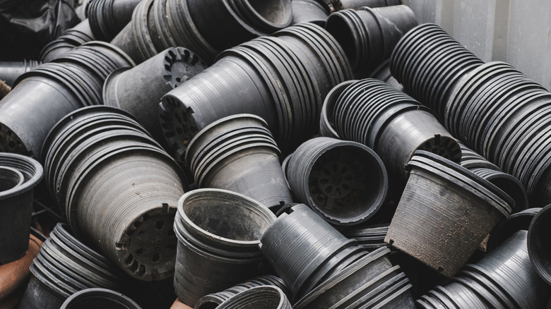plastic nursery pots
