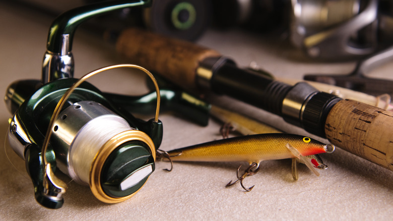 Rod and reel set up
