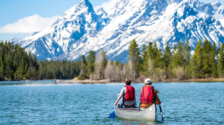 canoeing grande teton national park