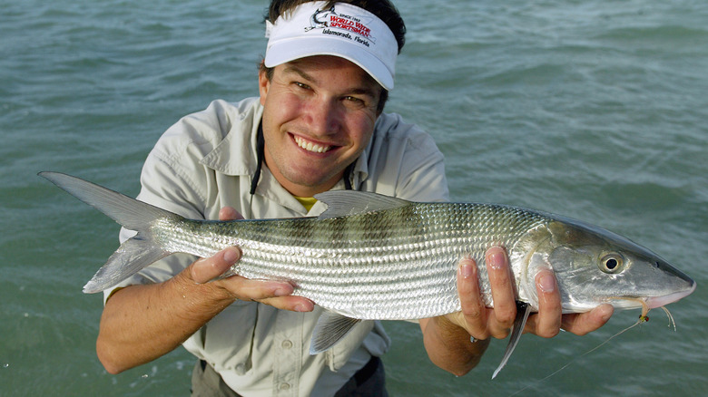 fishermen with bonefish