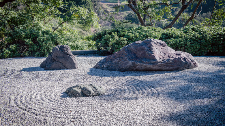 Japanese zen garden