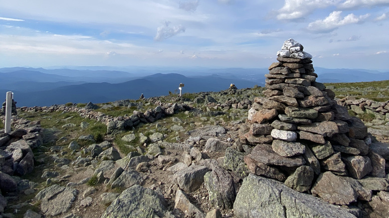 View of Presidential Traverse in New Hampshire