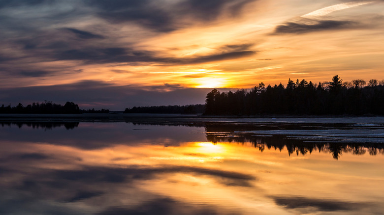 Voyageurs National Park sunset