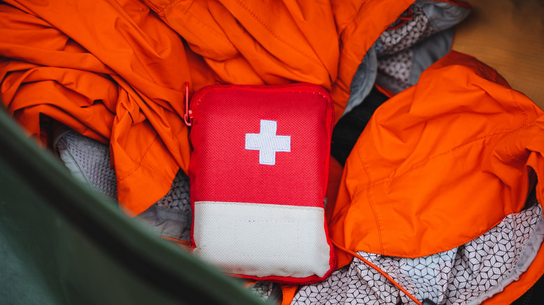 Camping first aid kit