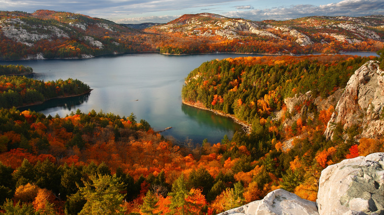 Fall foliage at The Crack, Ontario