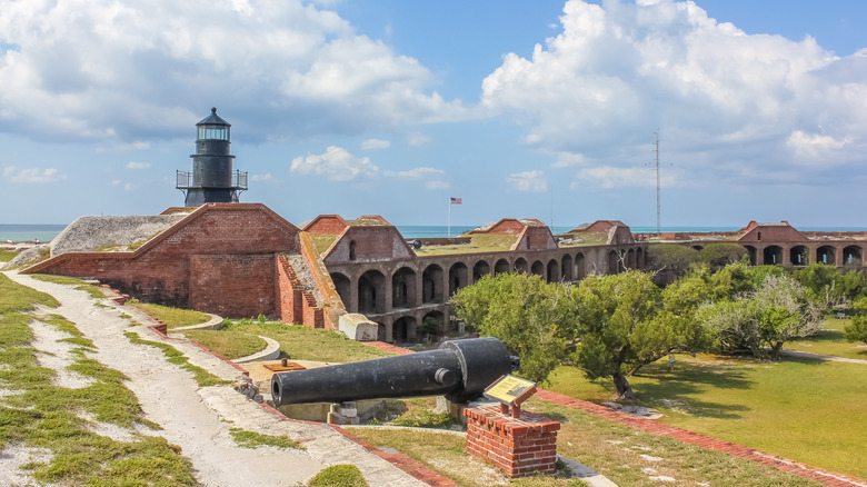 Fort Jefferson and the Garden Key Light