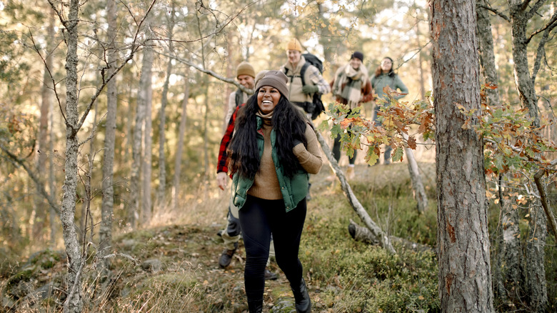 fall hiking