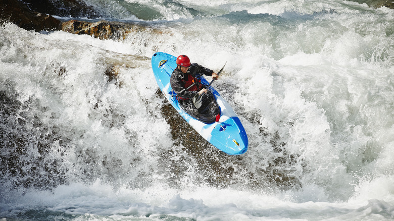 kayaking rapids