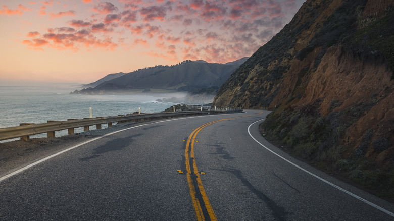 Pacific coast highway in Monterey, California