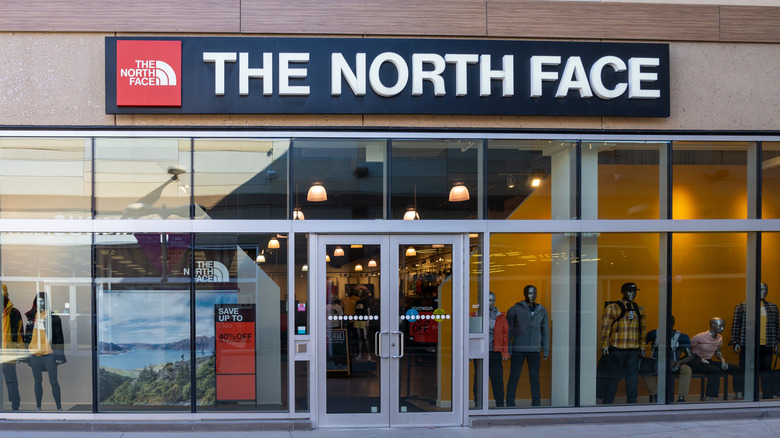 The North Face storefront