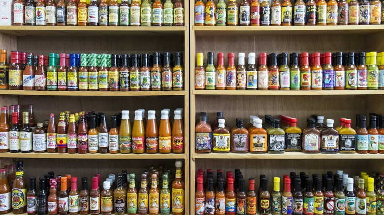 hot sauce selection