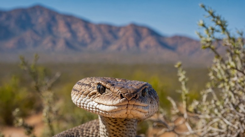 rattlesnake in mountains