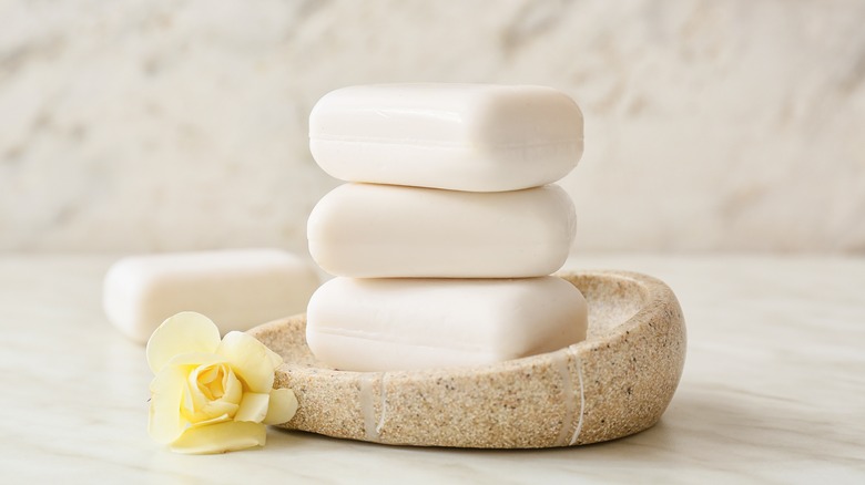 Stacked bar soap