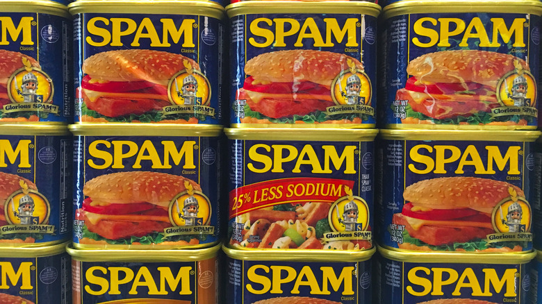Cans of SPAM