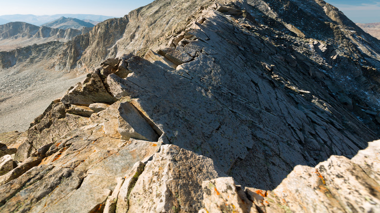 Closeup of the Knife's Edge on Capitol Peak