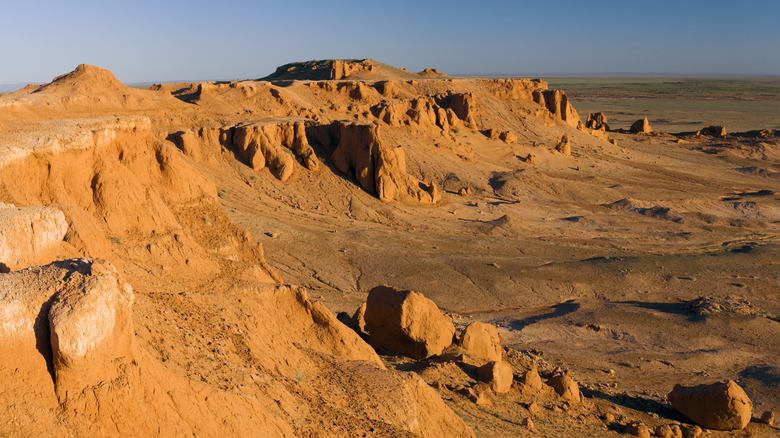 Sand formations in the Gobi Desert 