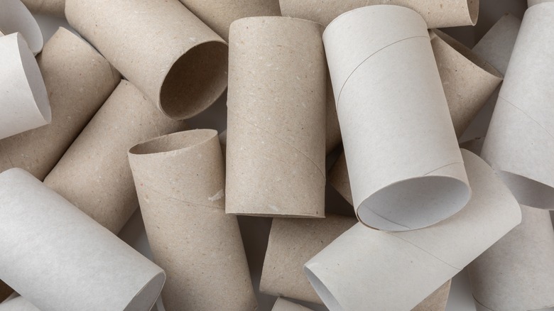 empty paper tubes