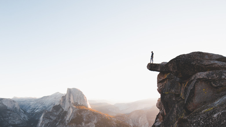 Diving Board at Yosemite's Half Dome