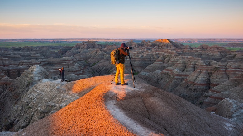 photographers in the badlands