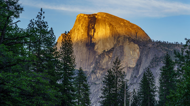 Yosemite Half Dome at sunset