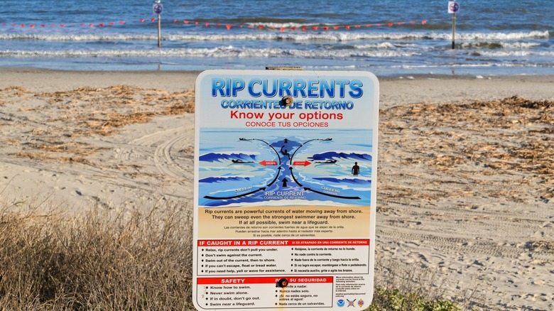 riptide warning sign