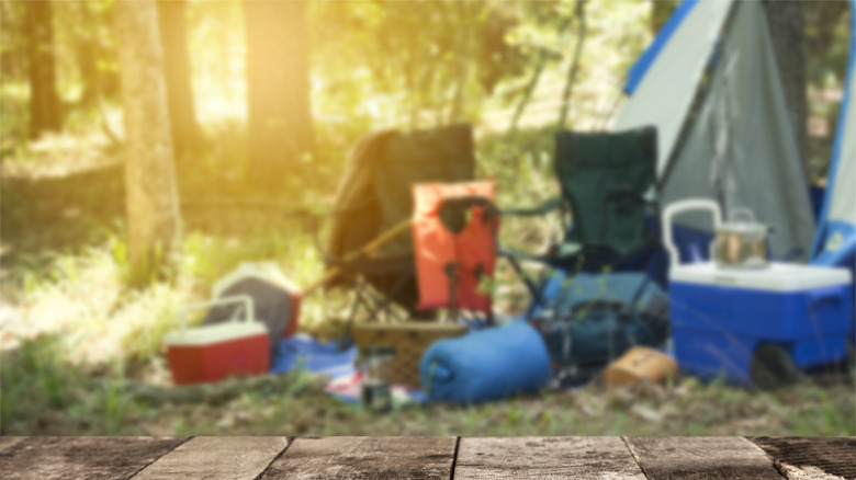 Camping gear and supplies