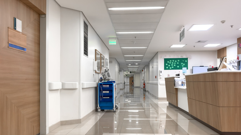 Hospital corridor 
