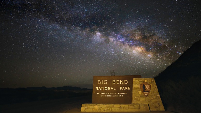 Big Bend National Park sign