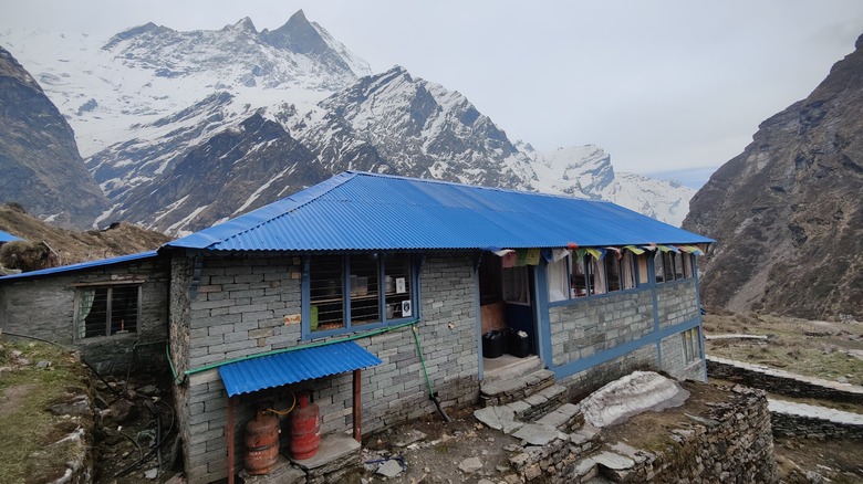 Guesthouse at Machhapuchhre base camp