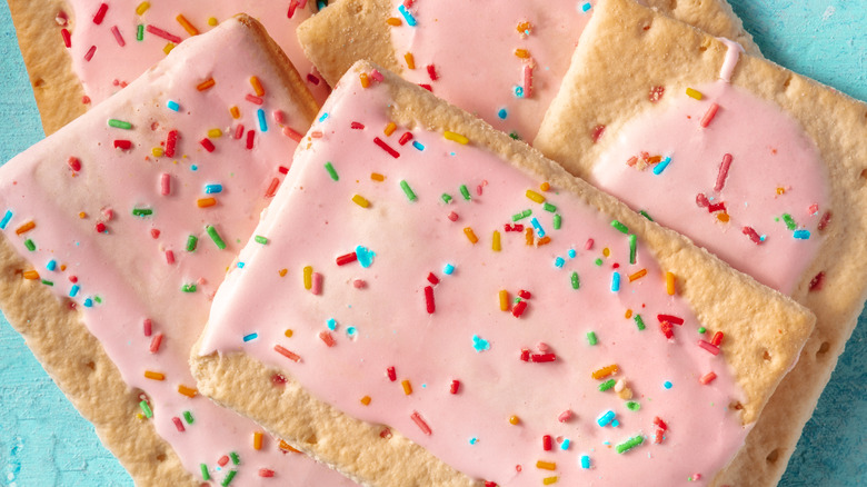 Pop-Tarts with pink frosting
