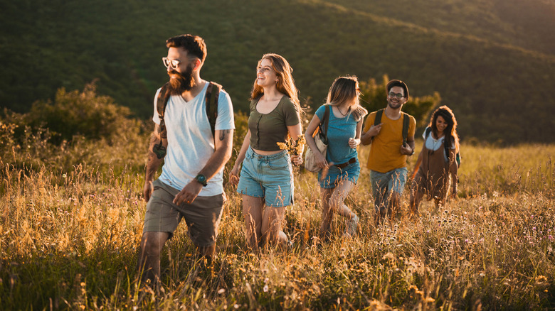 hikers during summer